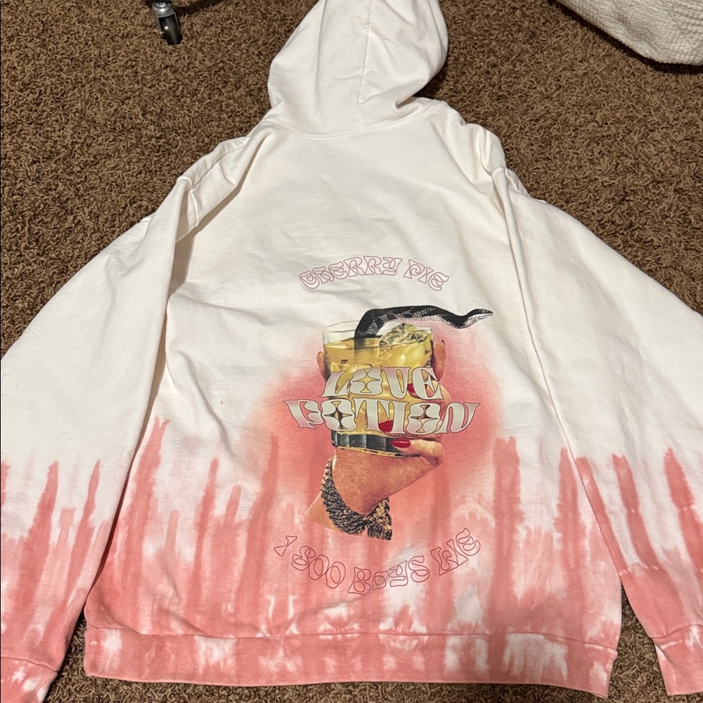 Boys Lie White/Pink Hoodie - Picture 4 of 4